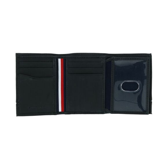 Tommy Hilfiger Men's Leather Leif RFID Trifold Wallet with Double ID - Picture 3 of 4